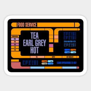 Captains Drink Tea! Sticker